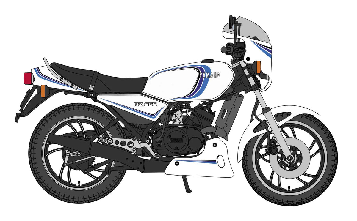 1/12 Yamaha RZ250 (4L3) w/Cowl (1982)