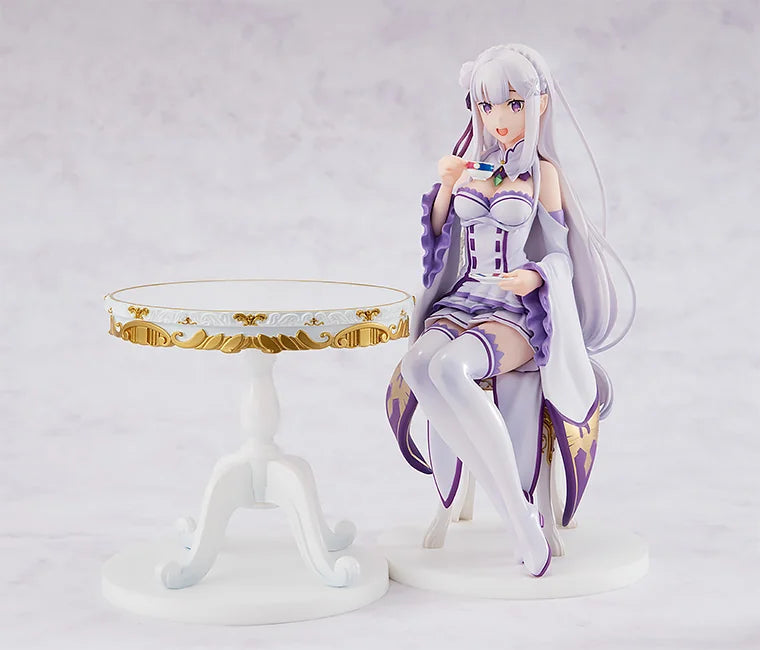 Emilia Tea Party Ver. Scale Figure Re:ZERO