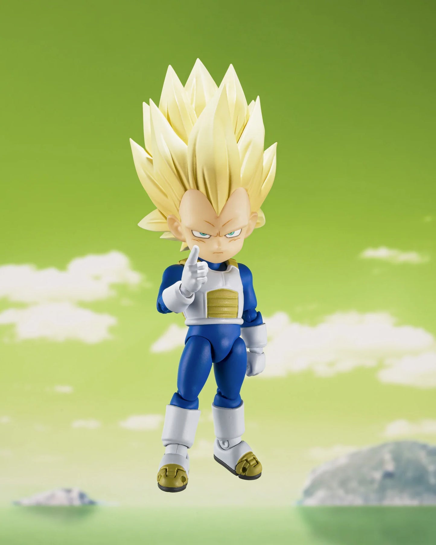 SUPER SAIYAN 3 VEGETA (MINI) "DRAGON BALL DAIMA", TAMASHII NATIONS S.H.Figuarts (P-Bandai Exclusive)