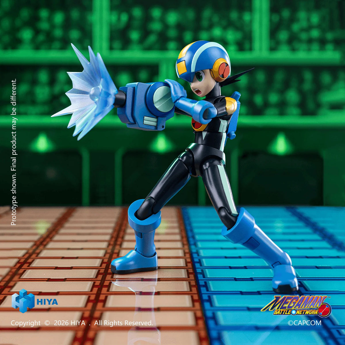 HIYA Exquisite Basic Series None Scale 4.9 Inch Mega Man Battle Network Series MegaMan.EXE Action Figure