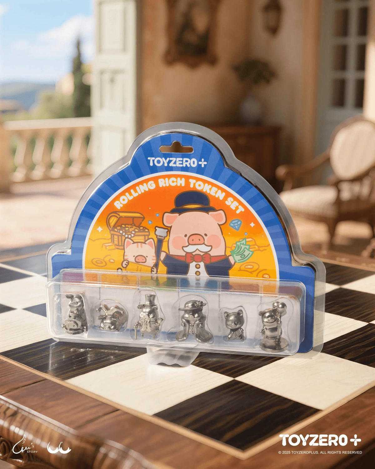 LuLu The Piggy - Rolling Rich Token Set