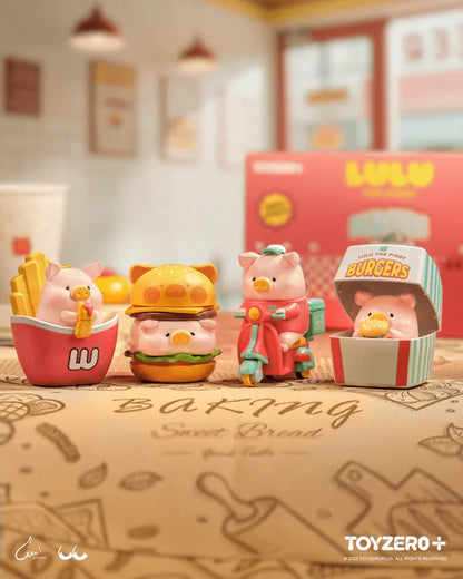 LuLu the Piggy -Burger Express Movable Series (Box of 4)