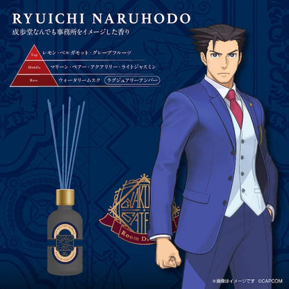 "Ace Attorney" Reed Diffuser Phoenix Wright Motif - Scent inspired by Wright Anything Agency