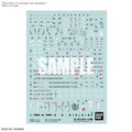 RG 1/144 Hi-Nu Gundam Decal Sheet