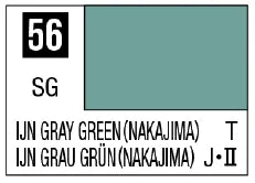 Mr. Color 56 - LJN Gray Green (Semi-Gloss/Tank) (Box of 6)