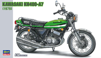 Hasegawa 1:12 Kawasaki KH400-A7 Motorcycle Model Kit