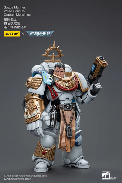 JOYTOY Warhammer 40K Space Marines Captain Messinius Action Figure