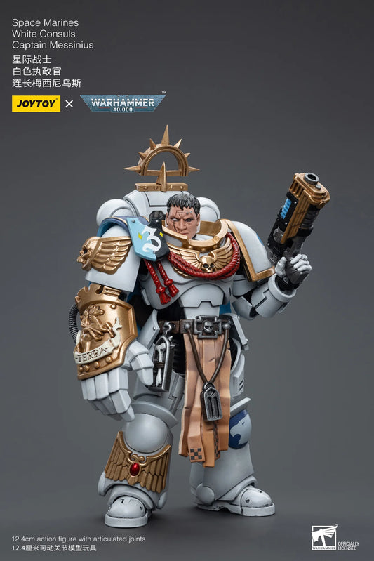 JOYTOY Warhammer 40K Space Marines Captain Messinius Action Figure