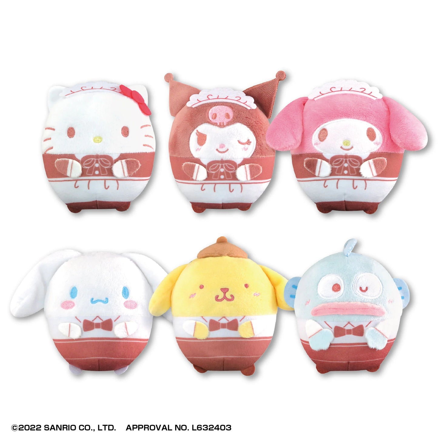 SANRIO CHARACTERS FUWA KORORIN3 (6pc per box)