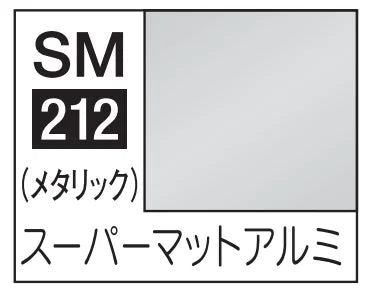 Mr Color Super Metallic - SM212 SUPER MATT ALUMINIUM (Box of 6)