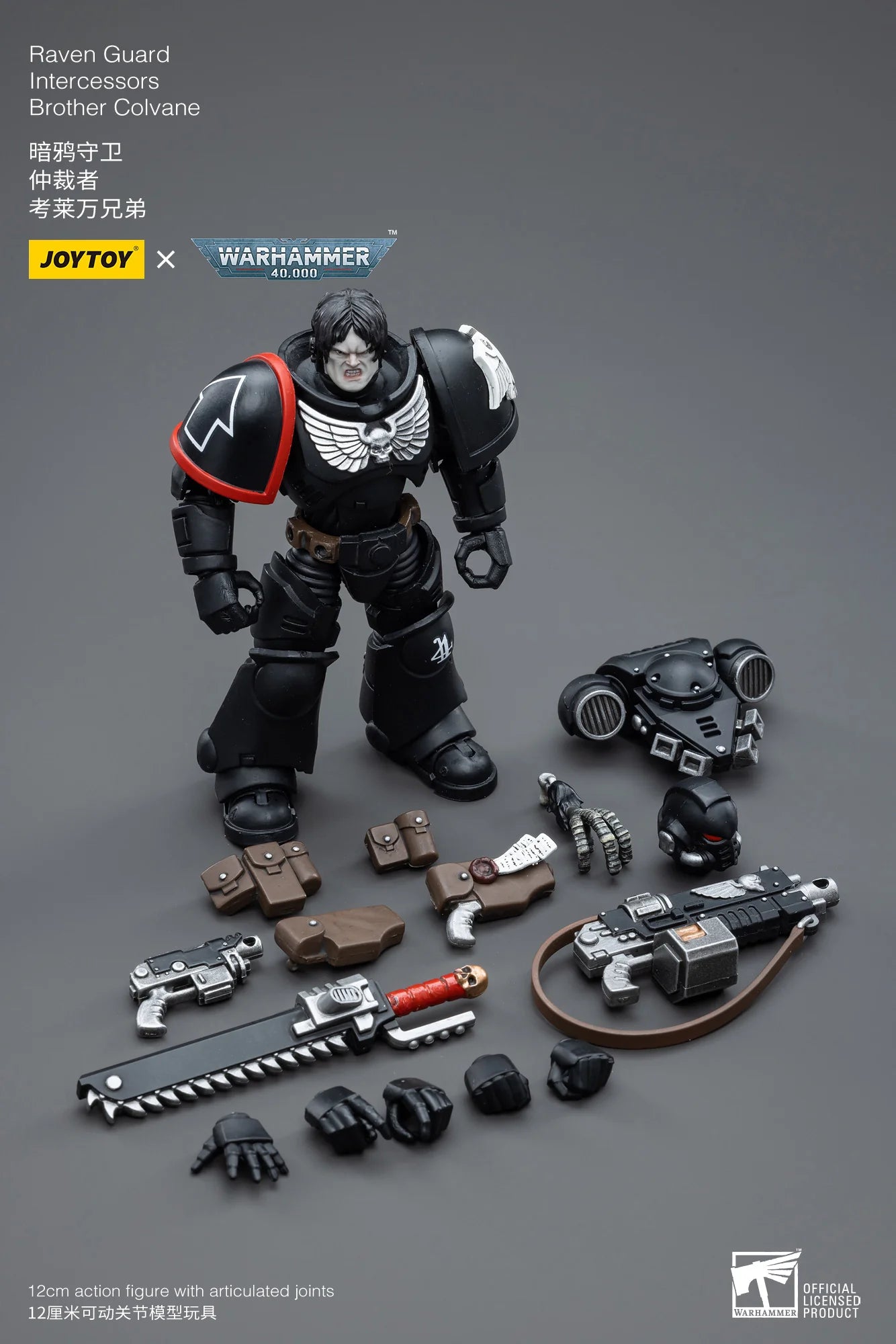 Warhammer 40K-Raven Guard Intercessors Brother Colvane