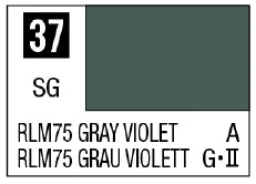 Mr. Color 37 - RLM75 Gray Violet (Semi-Gloss/Aircraft) (Box of 6)