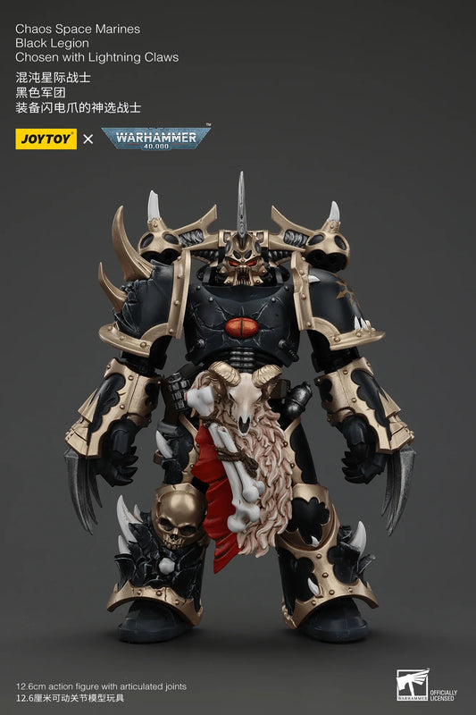 Chaos Space Marines Black Legion Chosen with Lightning Claws