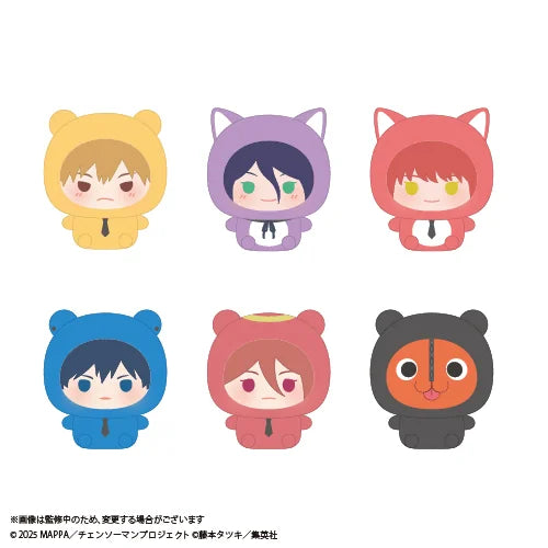 Chainsaw Man – The Movie Kurutto Face Mascot (Box of 6)