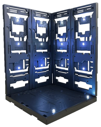 LED HANGER BASE (painted in blue-black)