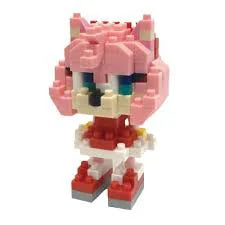 Kawada nanoblock Amy Rose Sonic the Hedgehog Character Collection Kit