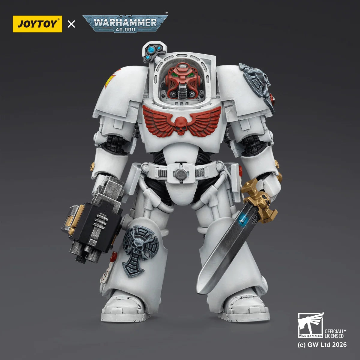 White Scars Terminator 1 with Power Sword and Storm Bolter