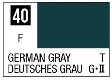 Mr. Color 40 - German Gray (Flat/Tank) (Box of 6)