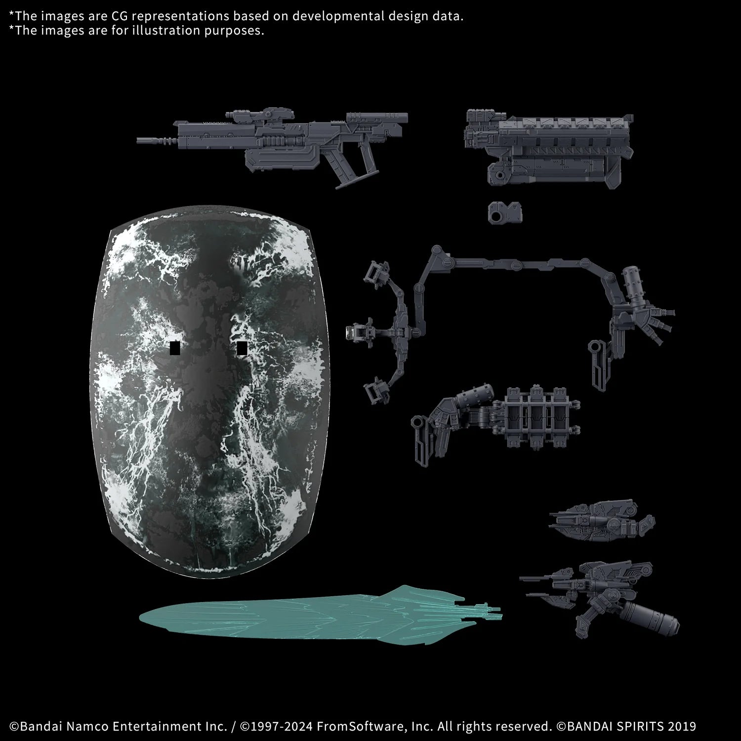 30MM OPTION PARTS SET ARMORED CORE Ⅵ FIRES OF RUBICON WEAPON SET 05
