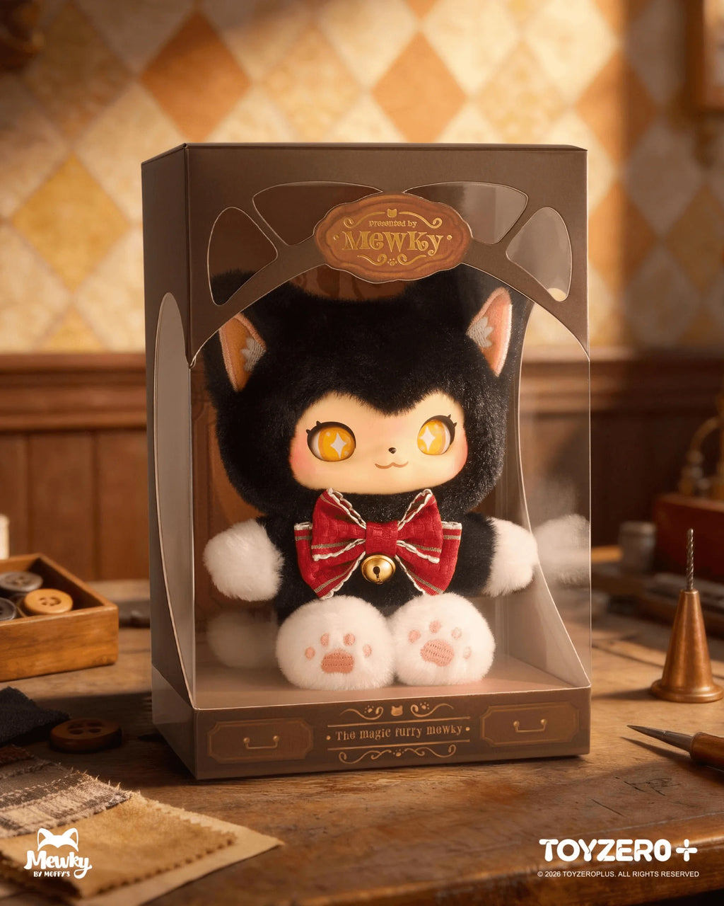 Mewky Vinyl Face Plush Toy