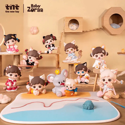 TNT Space Zoraa Meow Cat Face Blind Box Figures
