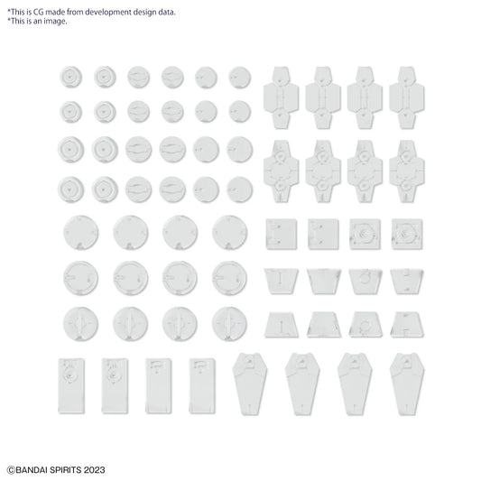CUSTOMIZE MATERIAL (DECORATION PARTS 1 WHITE)
