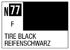 Acrysion N77 - Tire Black (Flat/Primary)