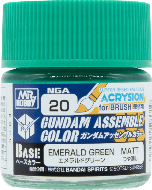 GUNDAM ASSEMBLE COLOR EMERALD GREEN (Box of 6)