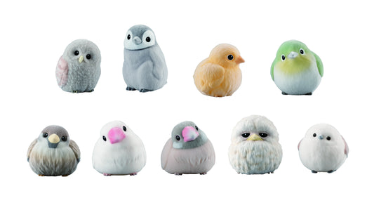 Flocked Tenori Friends - Birds (Box/12), Bandai Shokugan Tenori Friends (Reprint)