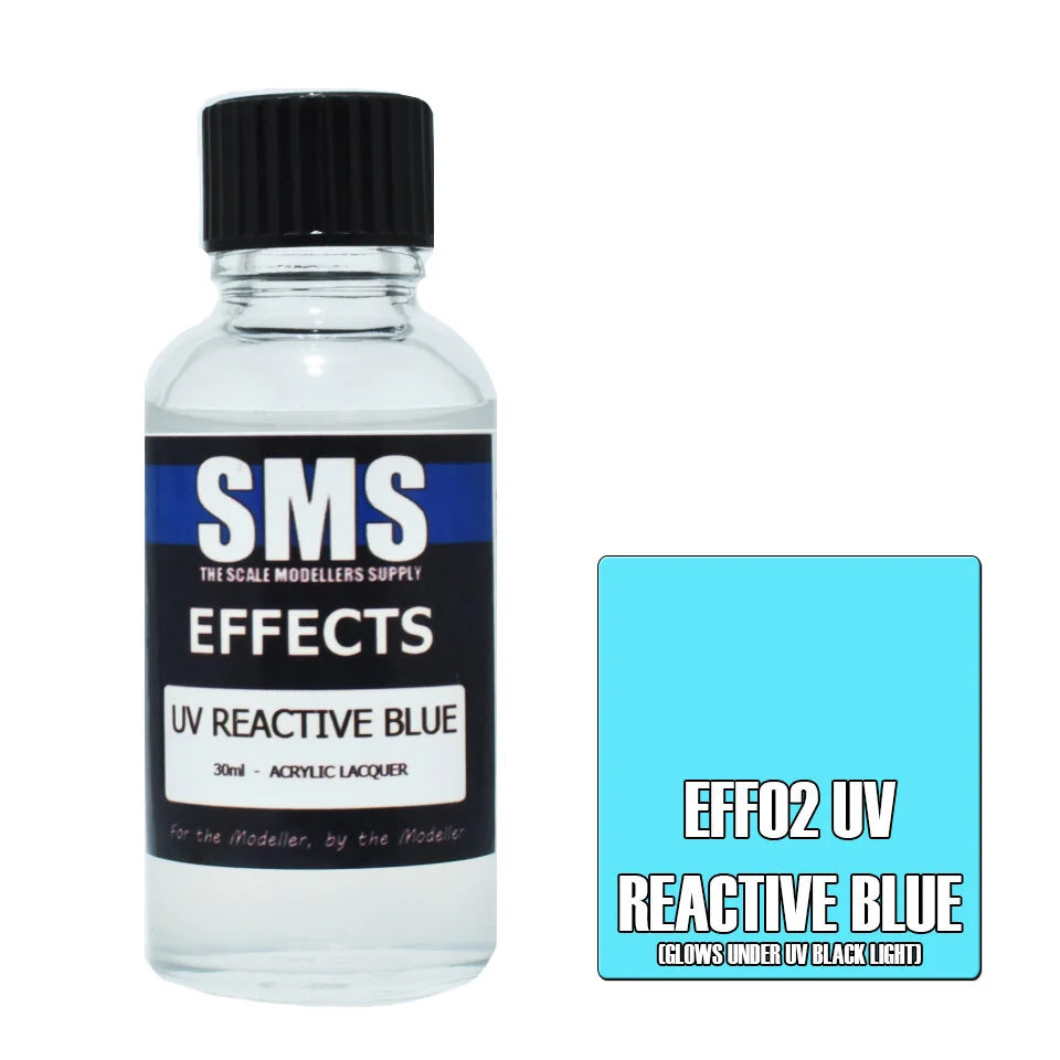 Effects UV REACTIVE BLUE 30ml (Box of 6)