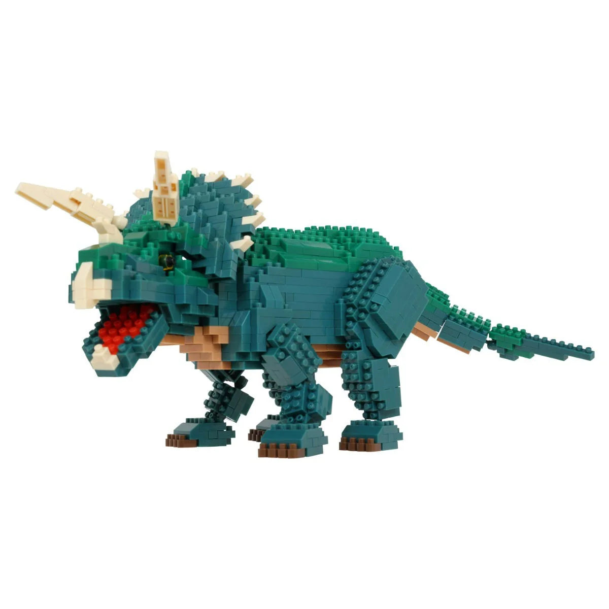 Kawada nanoblock Dinosaur Deluxe Edition Triceratops Model