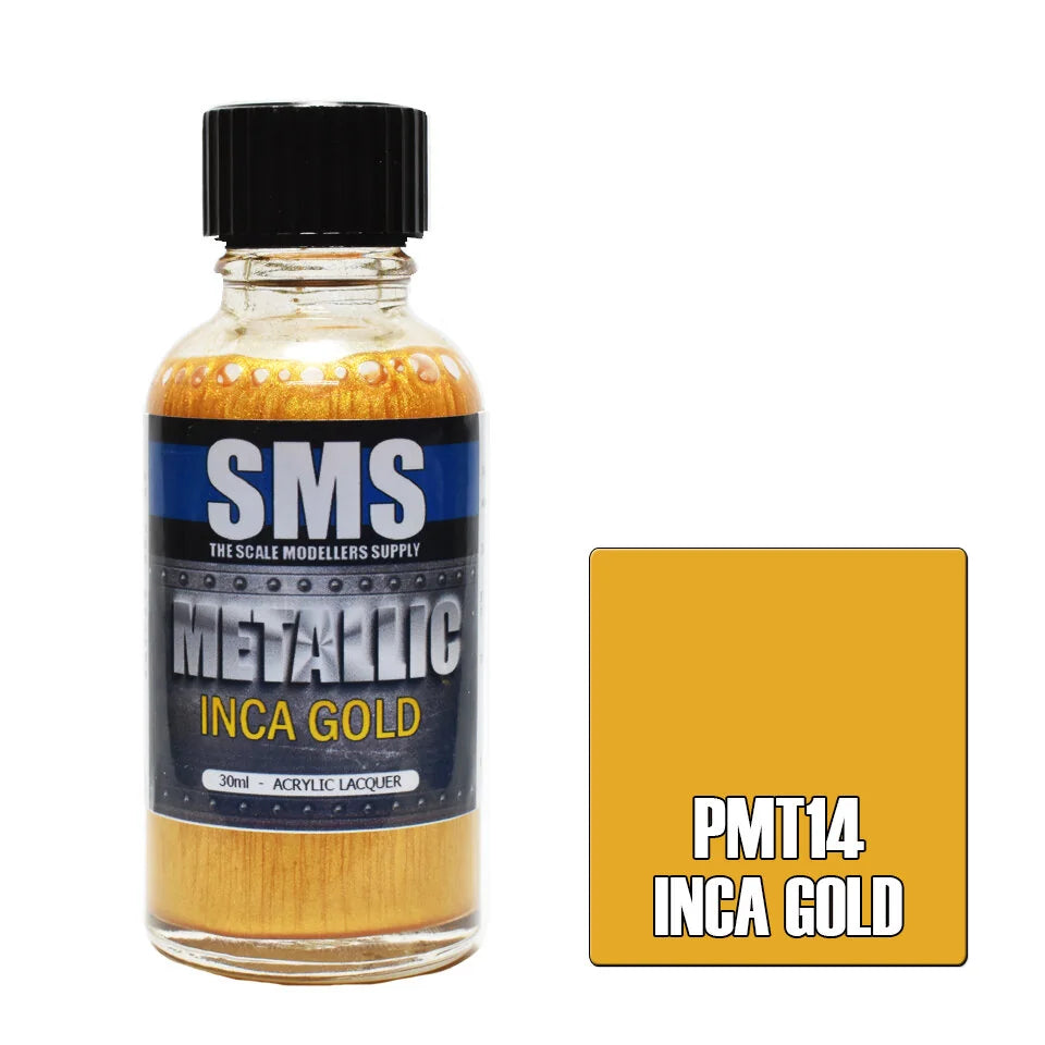 Metallic INCA GOLD 30ml (Box of 6)