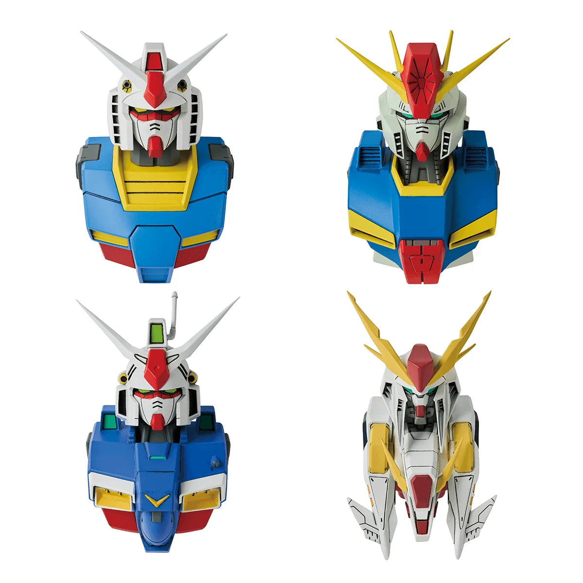Gundam MS Head Magnet (Universal Century Saga) (BOX OF 4)