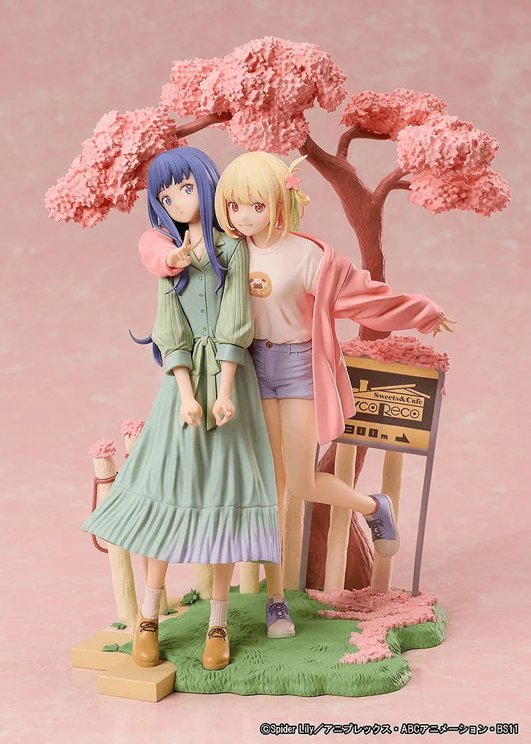 ANIPLEX Lycoris Recoil Chisato & Takina Spring Ver. PVC Figure