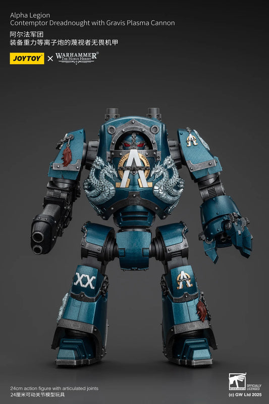 Alpha Legion Contemptor Dreadnought with Gravis Plasma Cannon