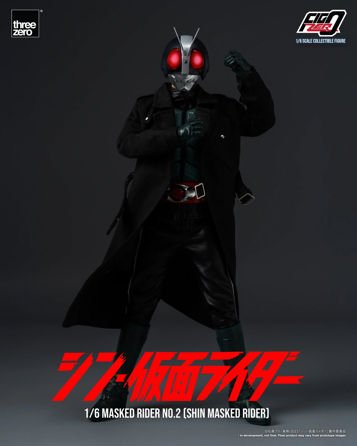 Threezero FigZero 1/6 Masked Rider No. 2 Shin Masked Rider Action Figure