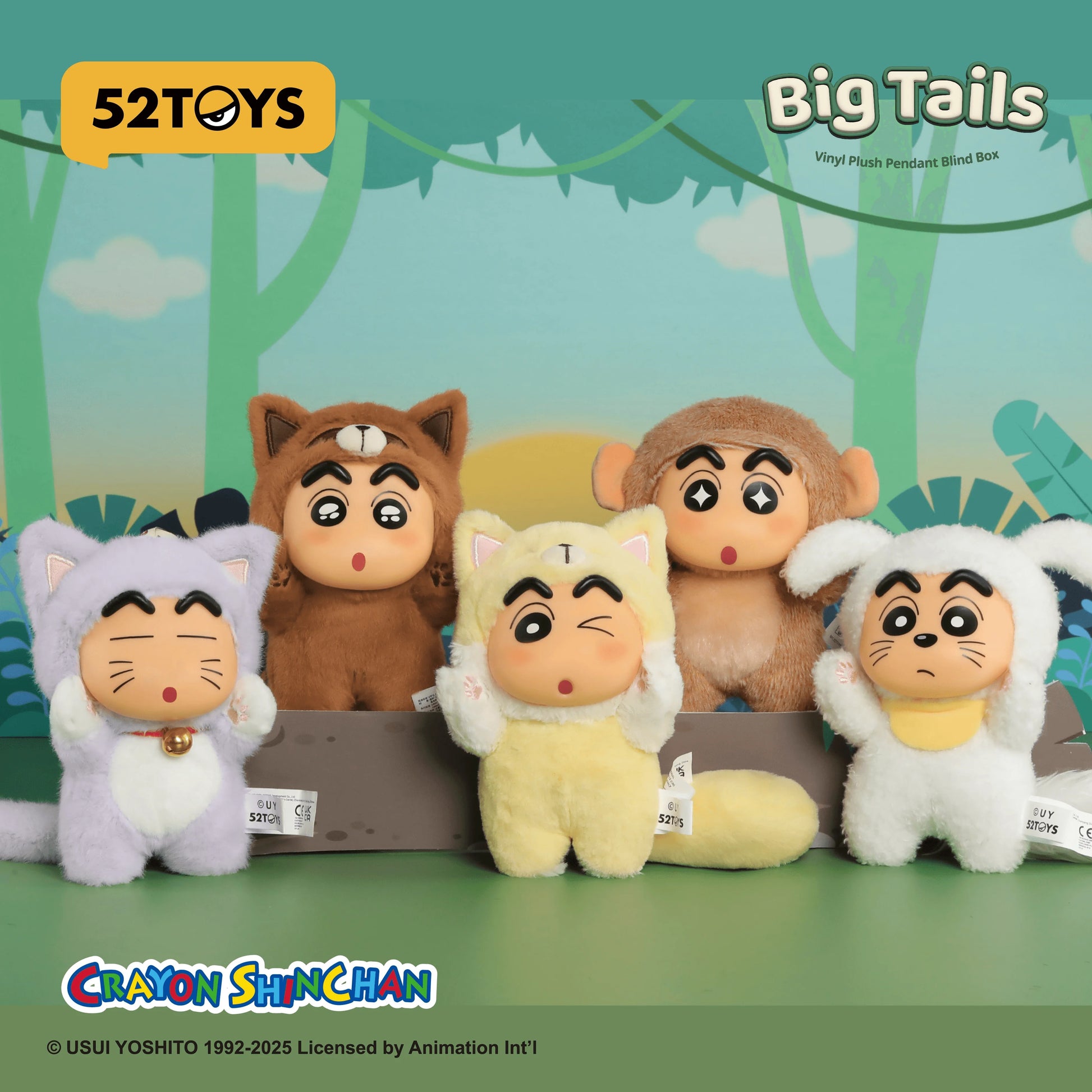 Crayon Shin-chen Big Tails Series (Box of 4)