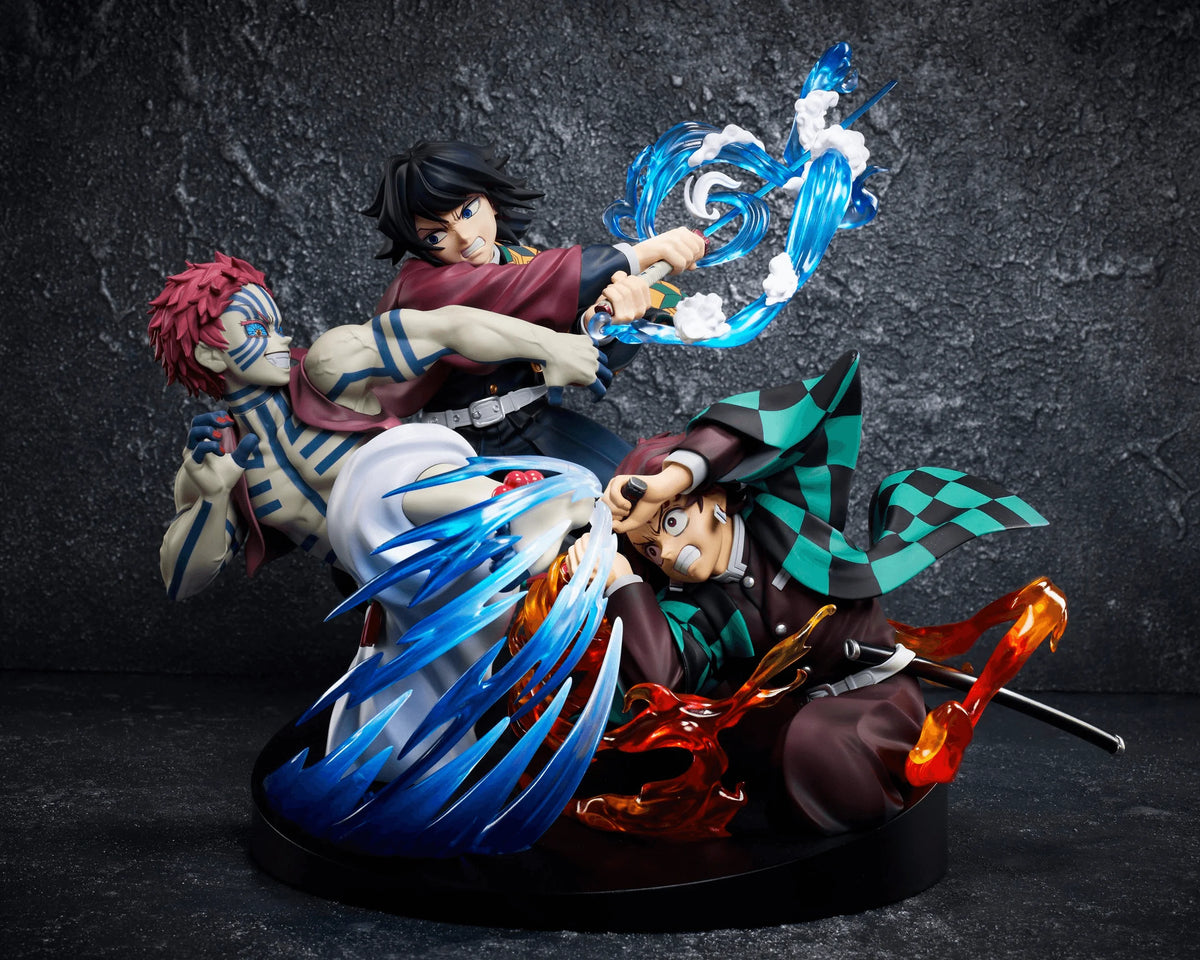 Demon Slayer: Kimetsu no Yaiba Tanjiro Kamado & Giyu Tomioka & Akaza Figure