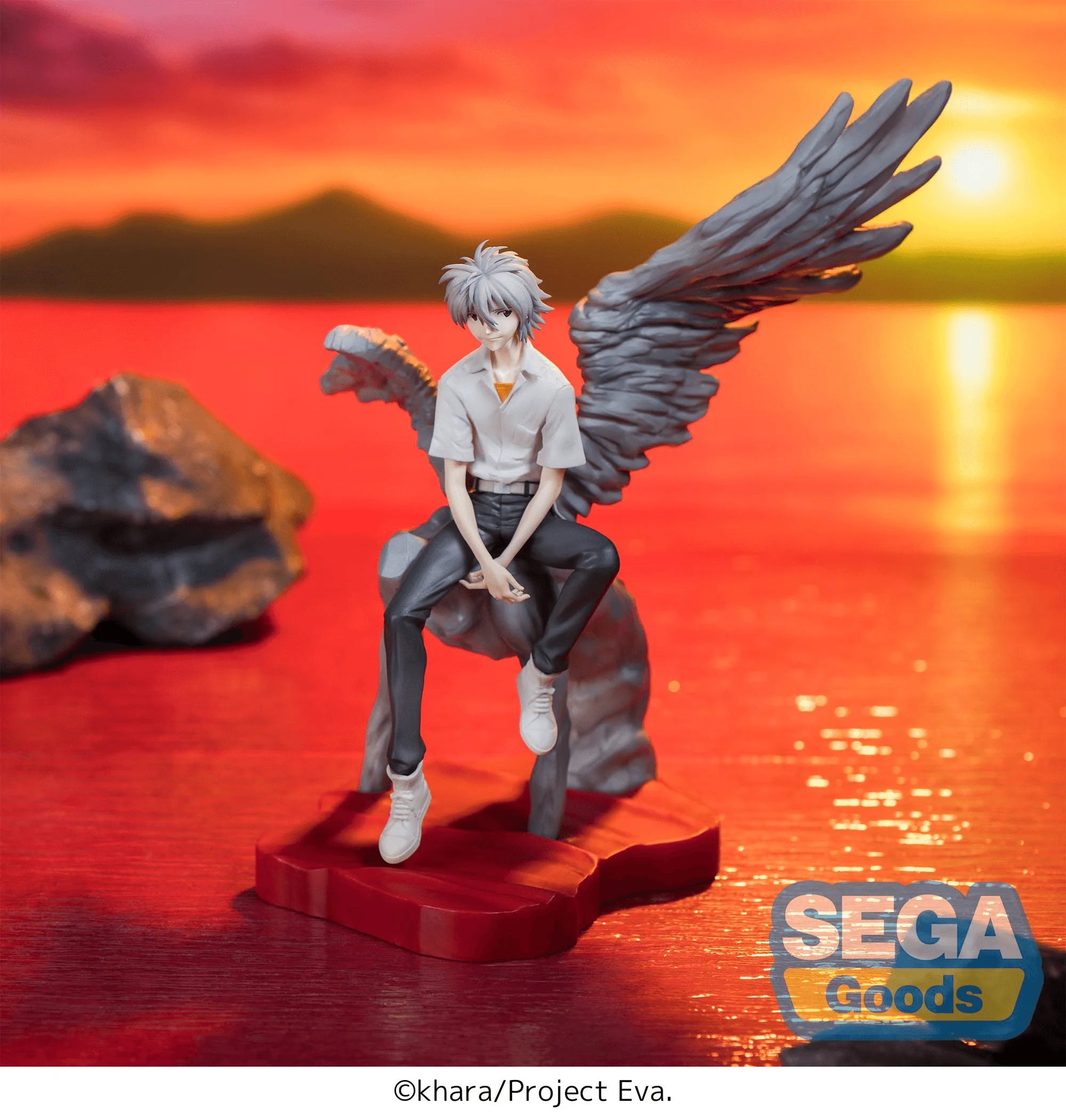 SEGA Luminasta Kaworu Rebuild of Evangelion PVC Figure