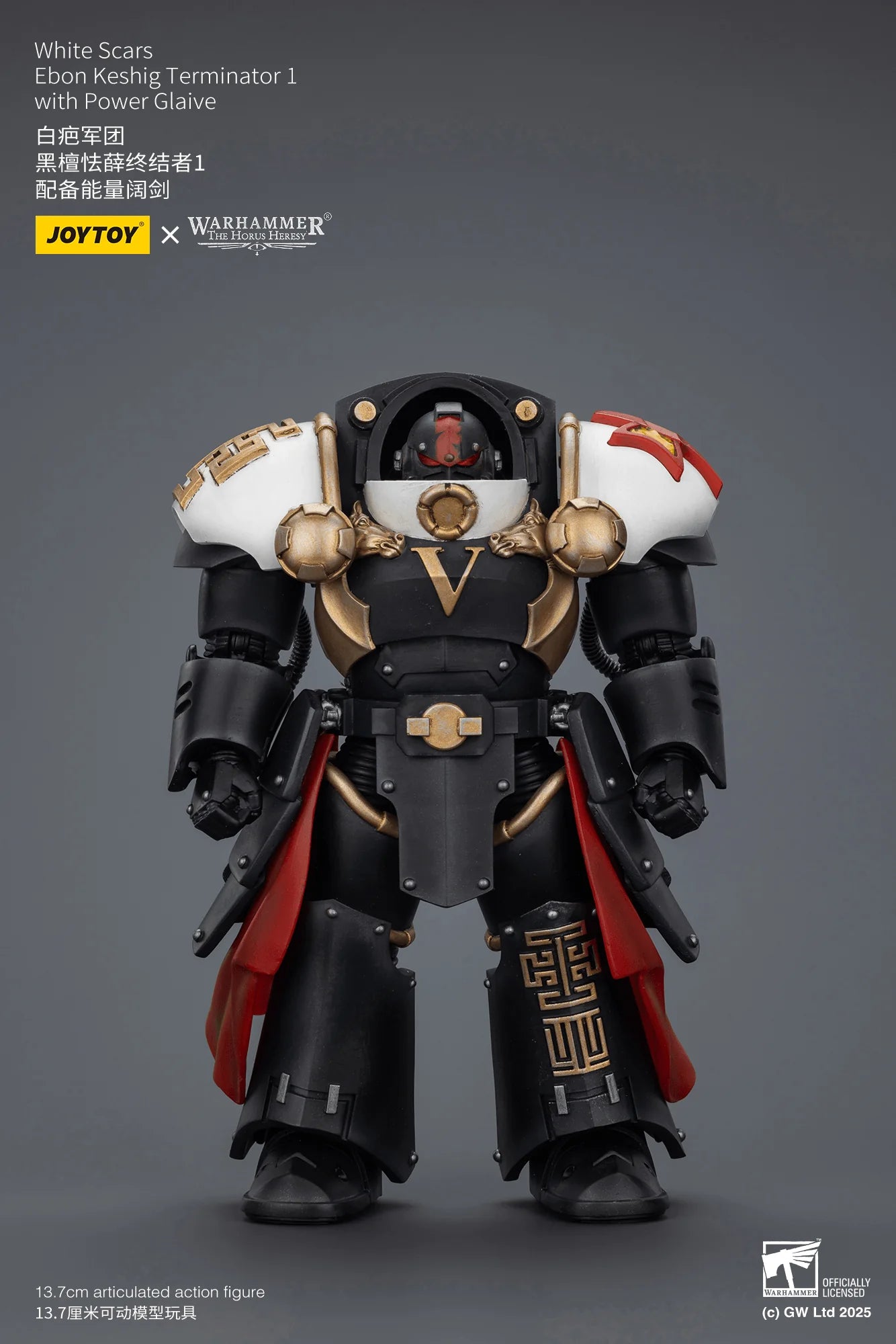 White Scars Ebon Keshig Terminator 1 with Power Glaive