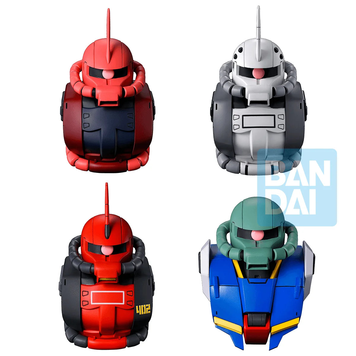 Zaku Head Magnet (Universal Century Interlude)(Box/4)