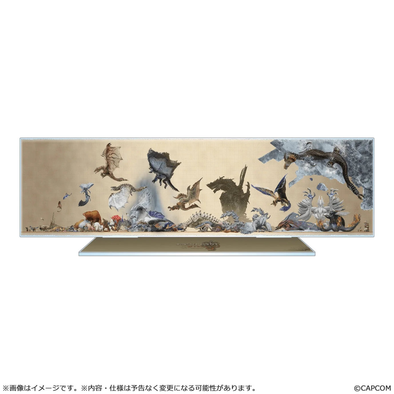 Monster Hunter Wilds Monster Size Comparison Acrylic Stand