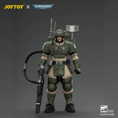 Astra Militarum Kasrkin 3 with Hot-shot Lasgun and Vox-caster