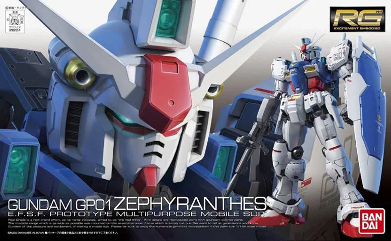 RG 1/144 RX-78 GP01 Gundam Zephyranthes Model Kit