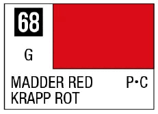 Mr. Color 68 - Red Madder (Gloss/Primary Car) (Box of 6)