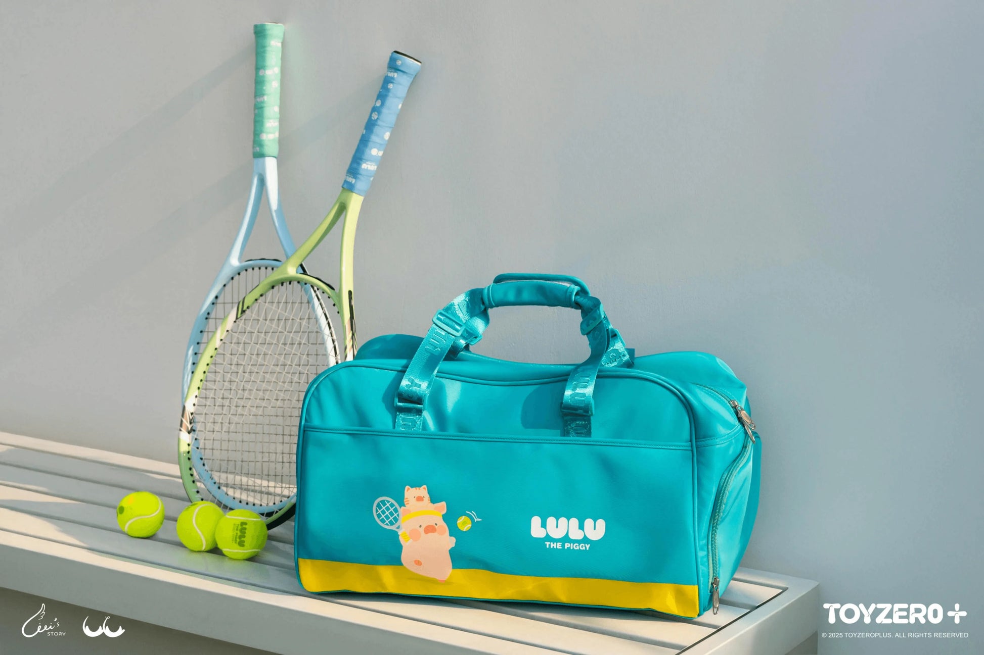 LuLu the Piggy Tennis Series - Sports Fitness Bag