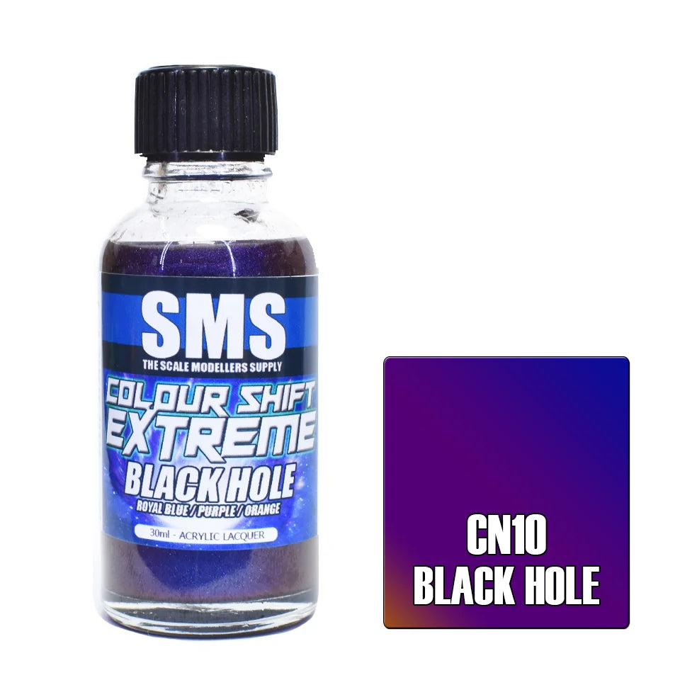 Colour Shift Extreme BLACK HOLE (ROYAL BLUE/PURPLE/ORANGE) 30ml (Box of 6)