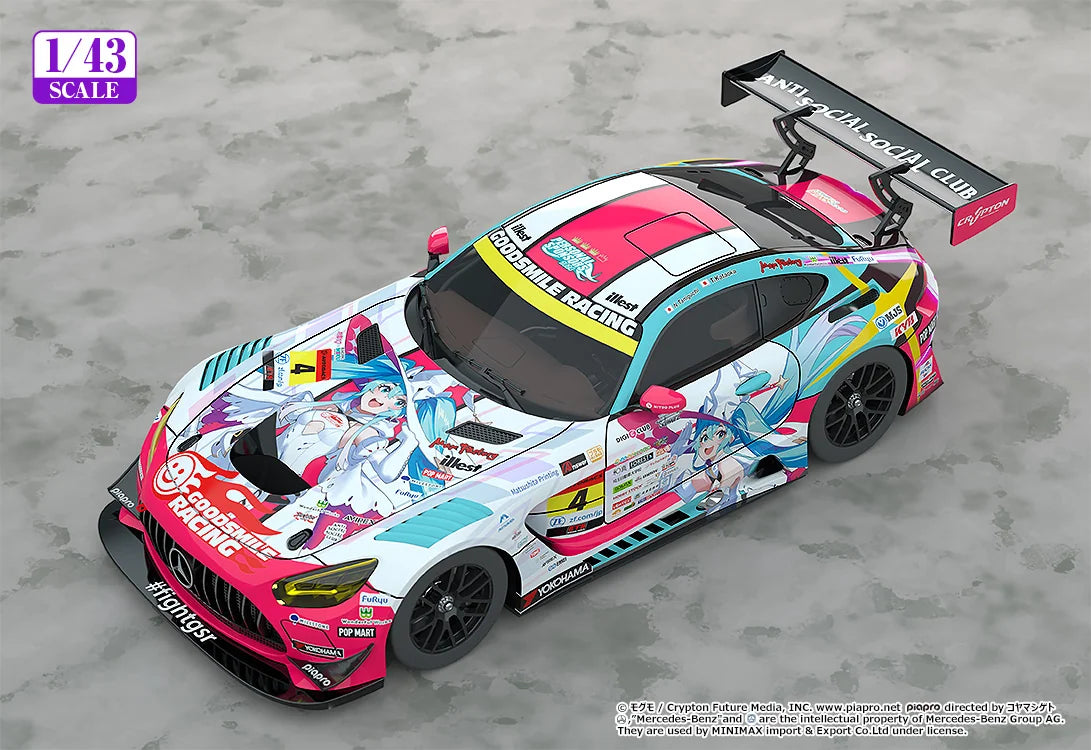 Good Smile Racing Hatsune Miku AMG 2024 Season Opening Ver. 1/43 Scale Miniature Car