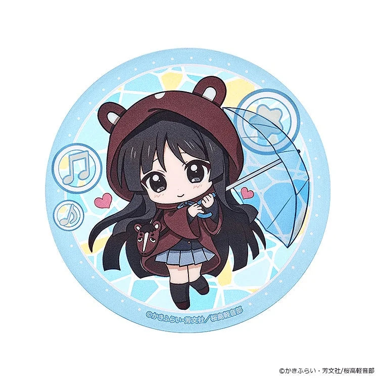 K-ON! Fluffy Rain Series Acrylic Coaster Mio Akiyama