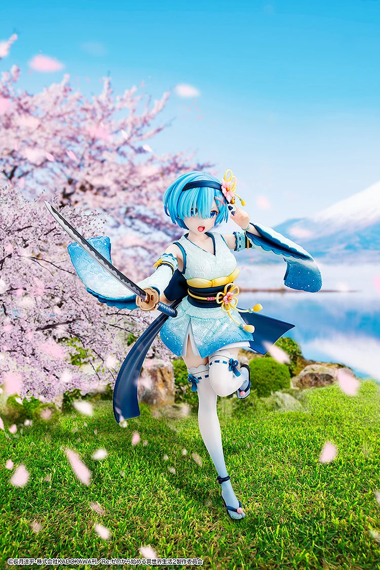 KADOKAWA Re:ZERO Rem Combat Outfit Ver. Scale Figure